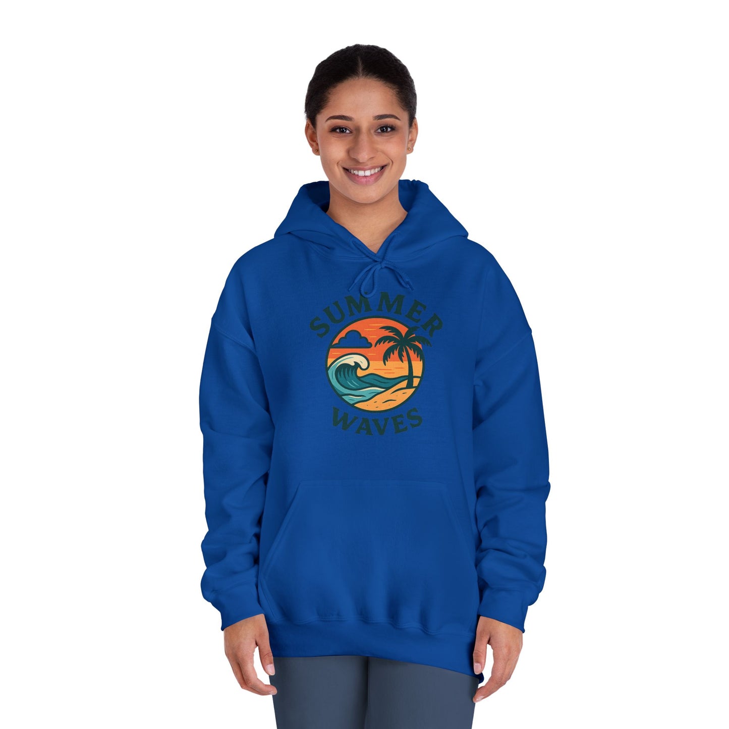 Summer Waves Hooded Sweatshirt