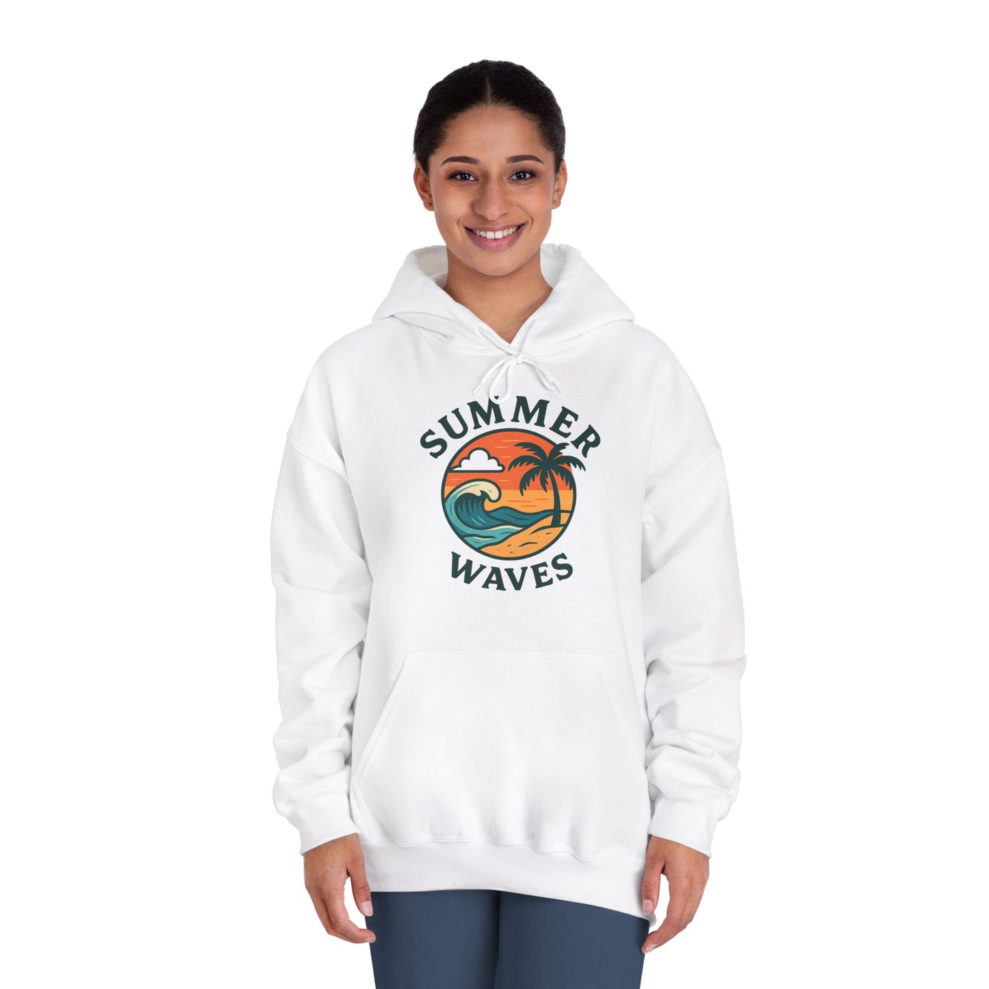 Summer Waves Hooded Sweatshirt