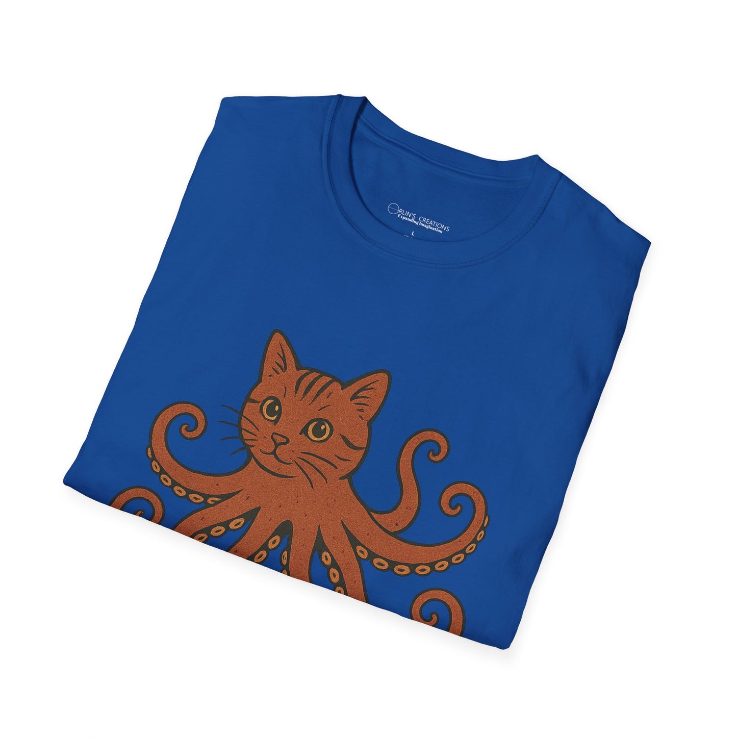 Catapus T-Shirt — Cat Head with Octopus Body Graphic