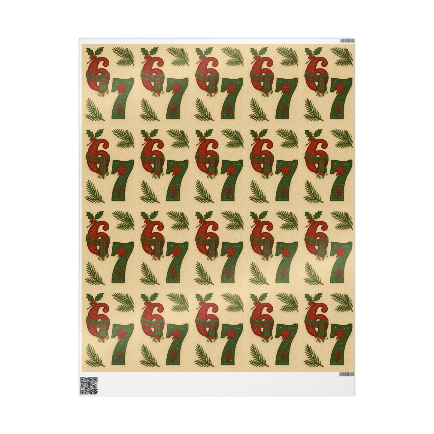6 7 Wrapping Paper