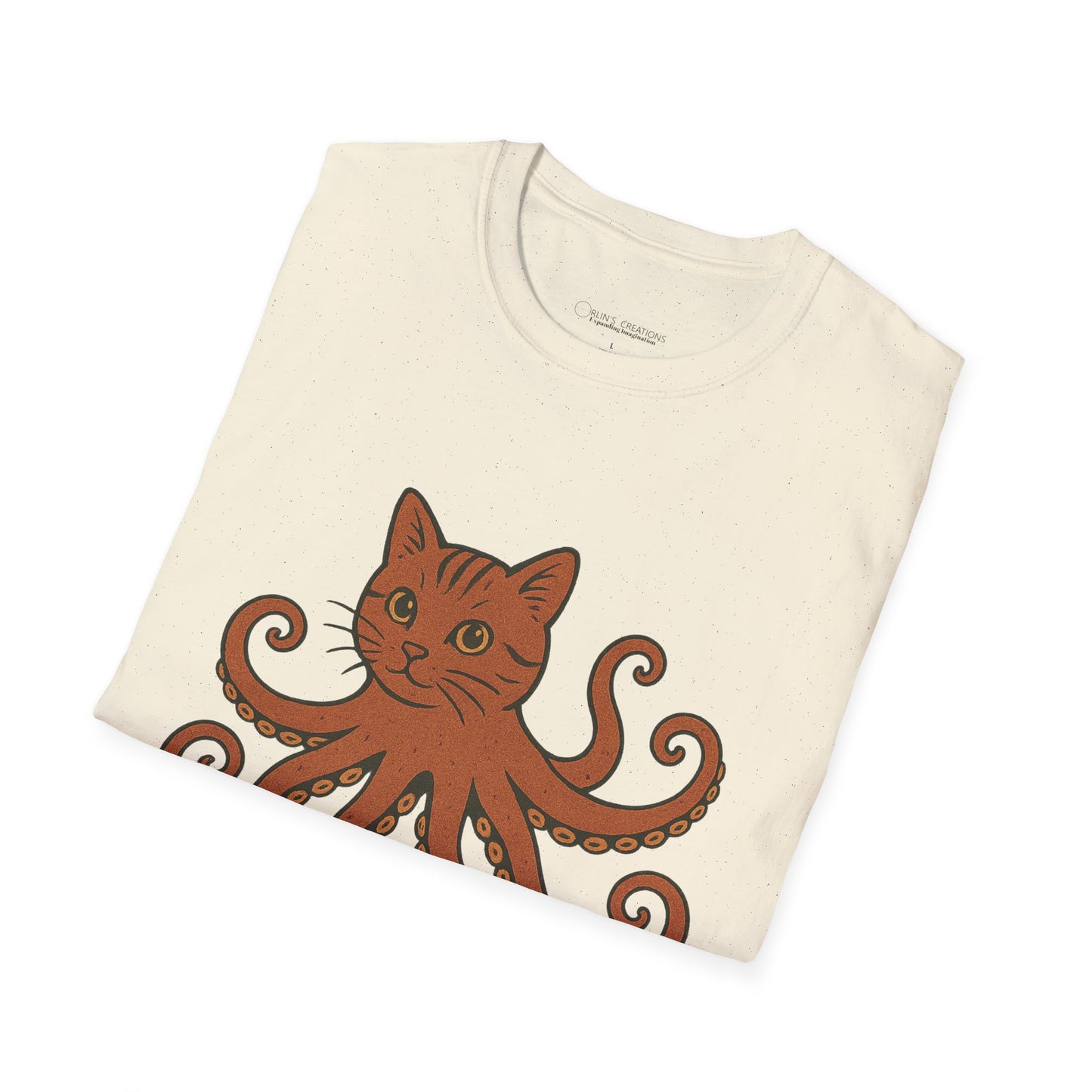 Catapus T-Shirt — Cat Head with Octopus Body Graphic