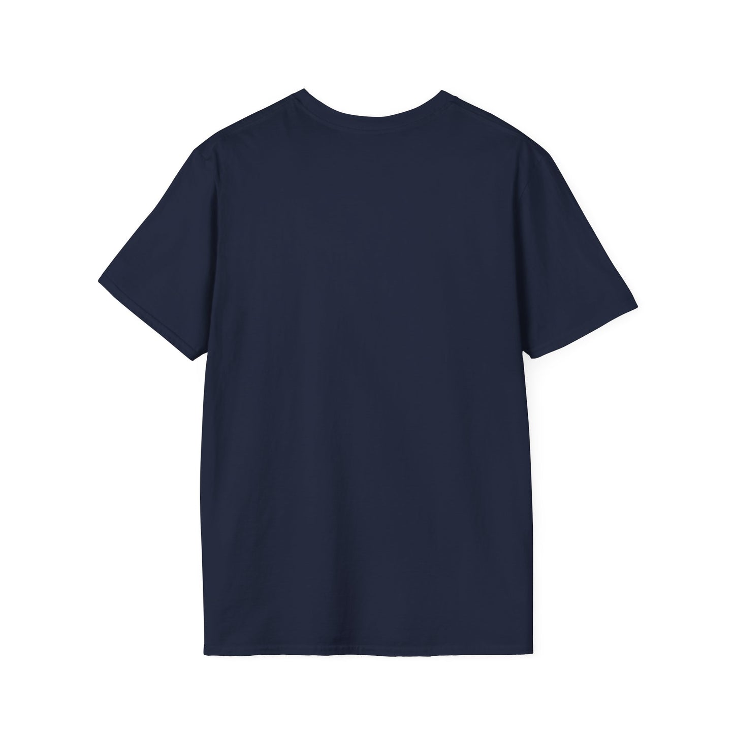 Proud Navy Dad T-Shirt — Navy Blue with U.S. Navy Emblem