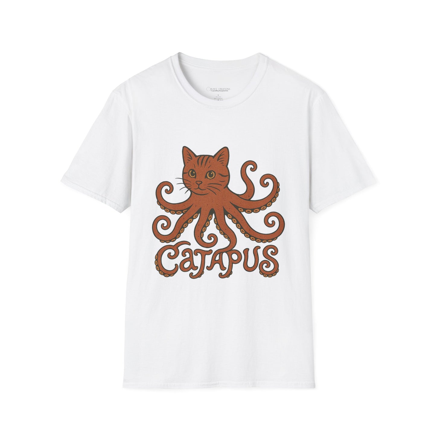 Catapus T-Shirt — Cat Head with Octopus Body Graphic