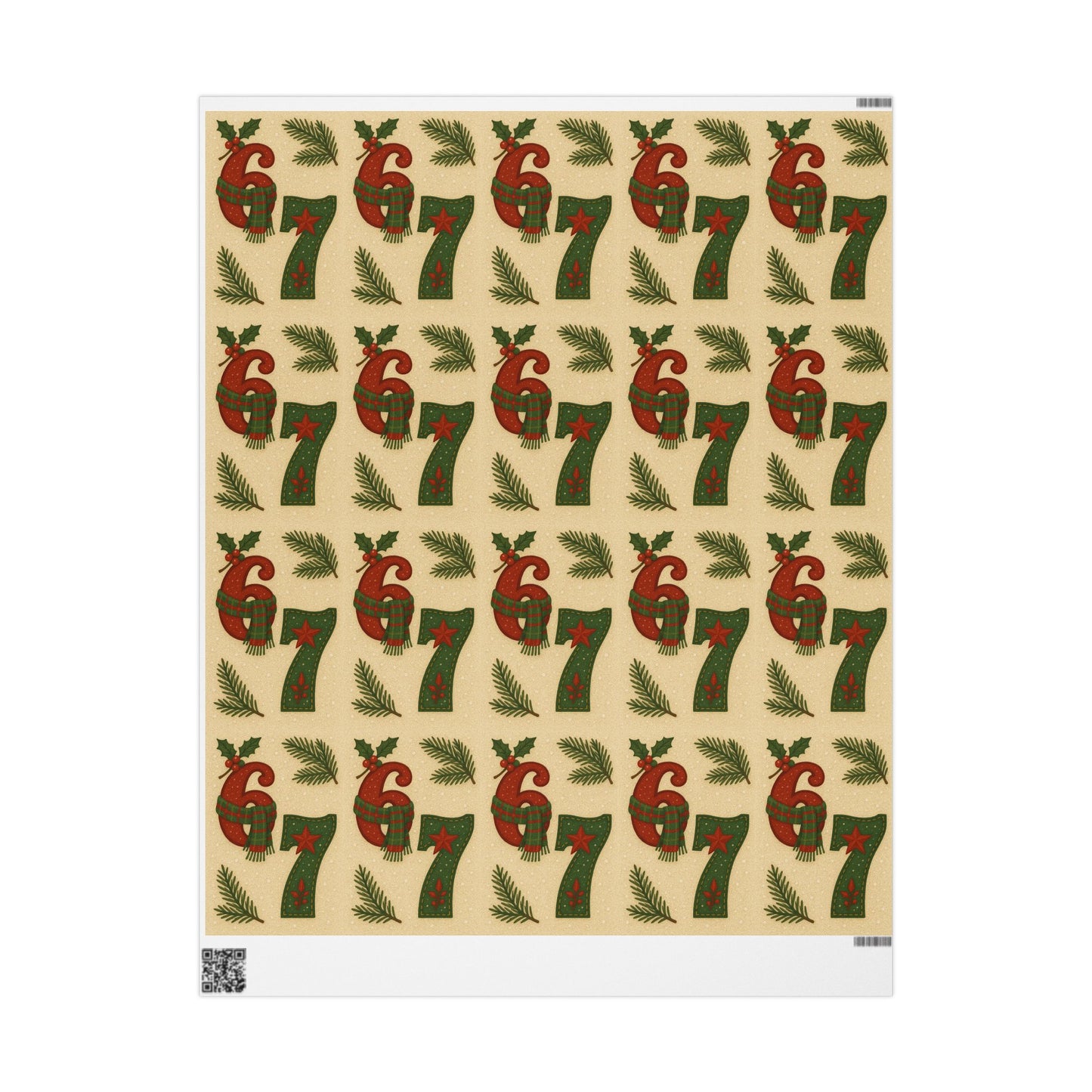 6 7 Wrapping Paper