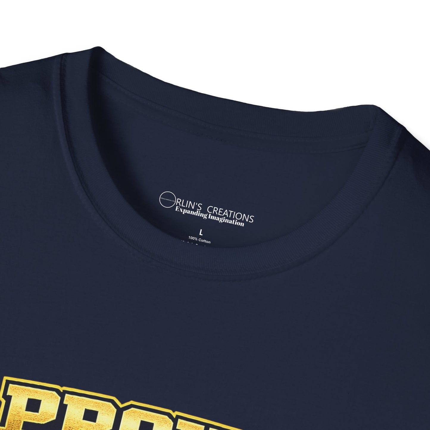 Proud Navy Uncle T-Shirt — Navy Blue with U.S. Navy Emblem