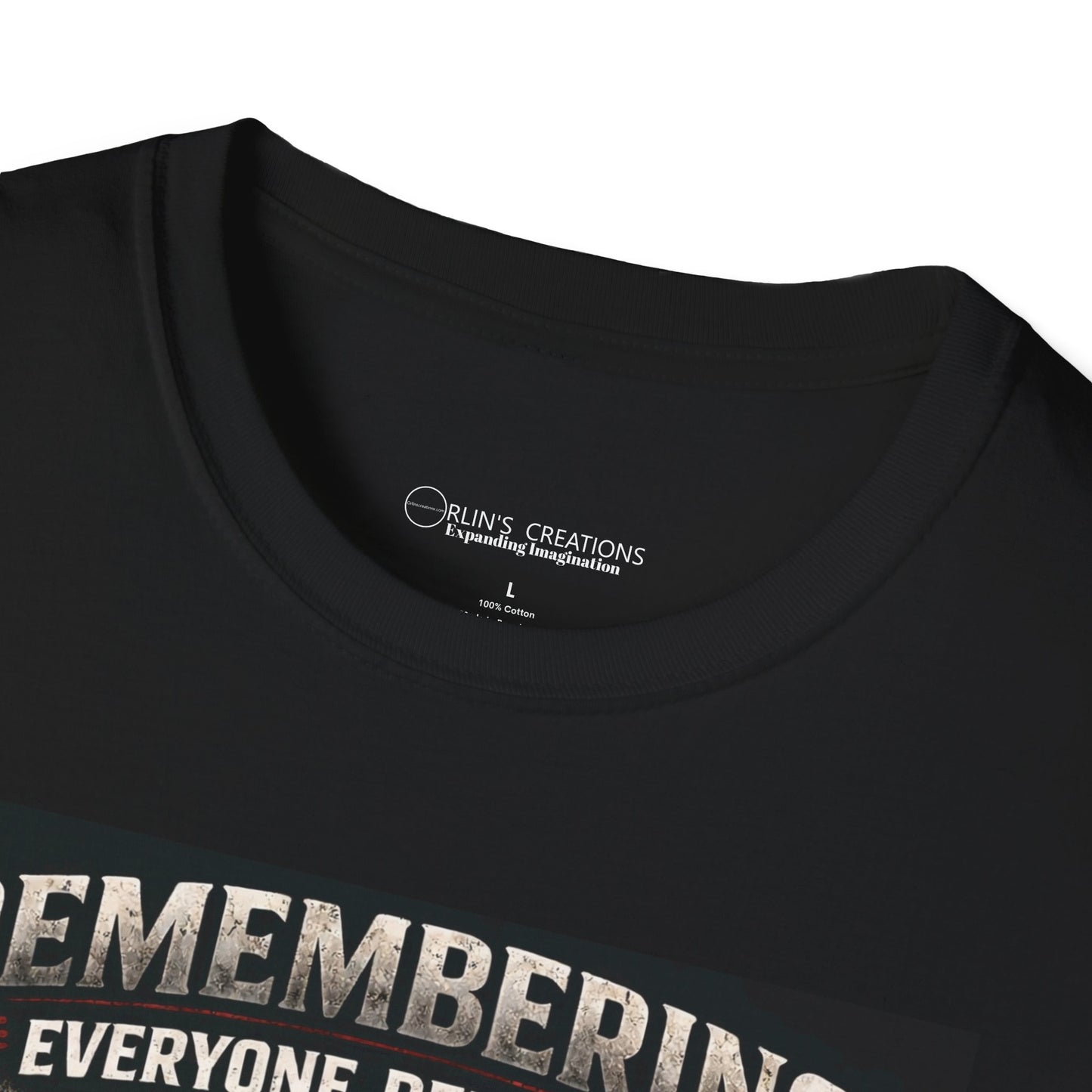 Remembering R.E.D. Military Tribute T-Shirt — "Remembering Everyone Deployed" Veteran Support Tee