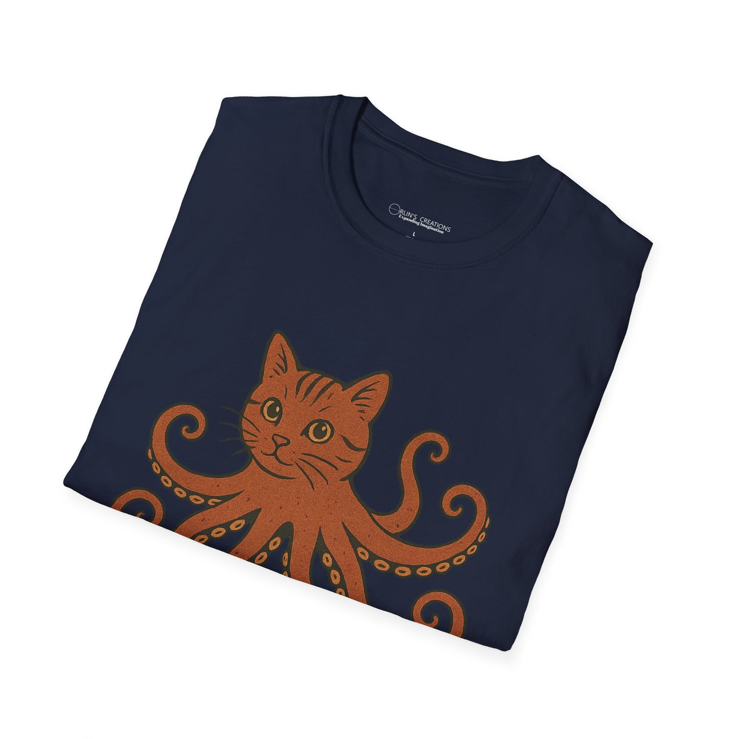 Catapus T-Shirt — Cat Head with Octopus Body Graphic