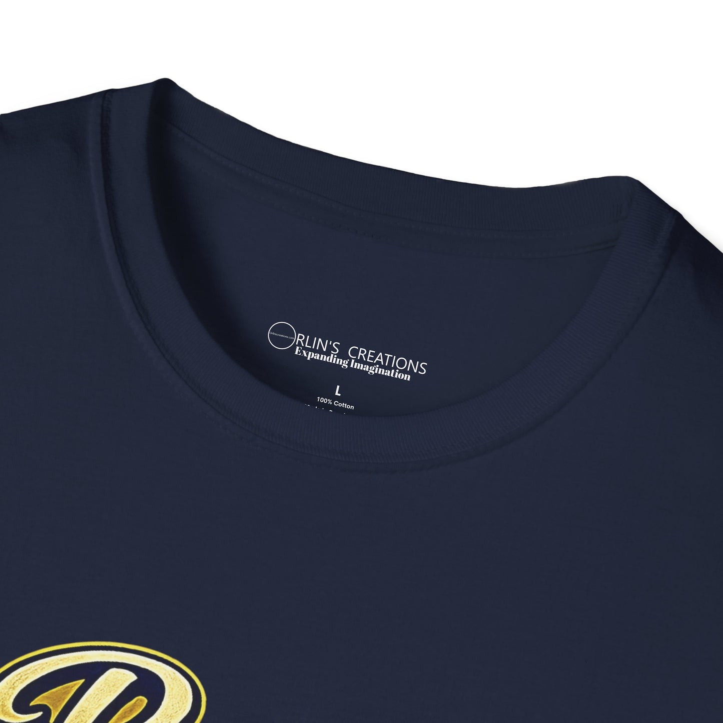 Proud Navy Mom T-Shirt — Navy Blue with U.S. Navy Emblem