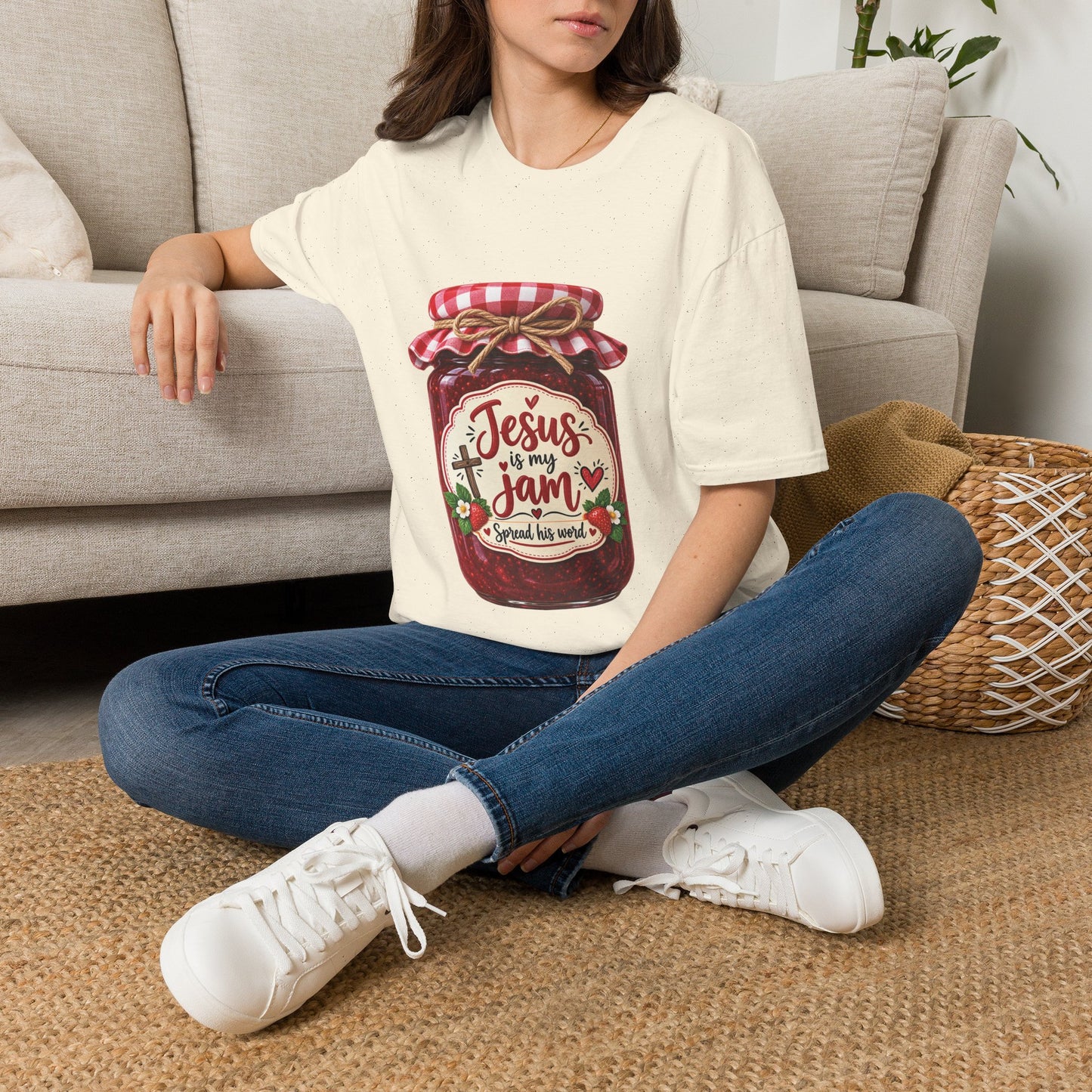 Jesus Jam T-Shirt — Christian Faith Graphic Tee ("Jesus is my jam")