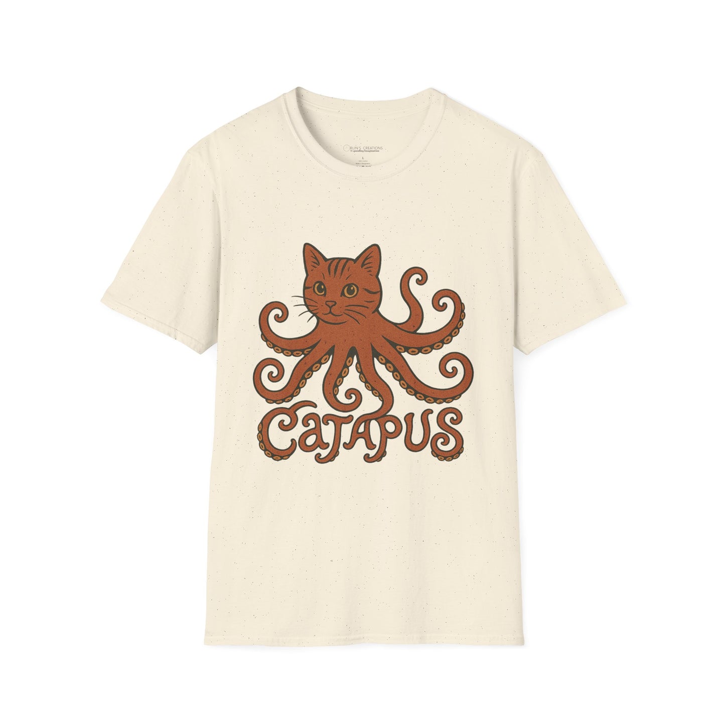 Catapus T-Shirt — Cat Head with Octopus Body Graphic